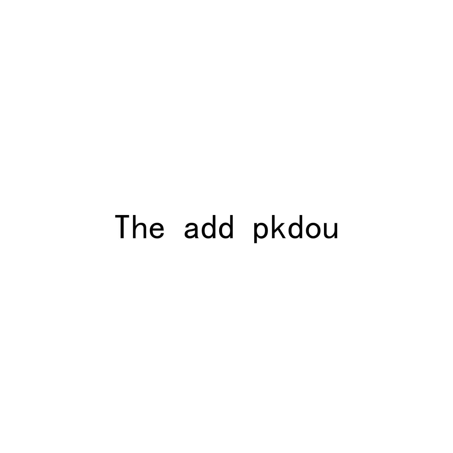 THE ADD PKDOU