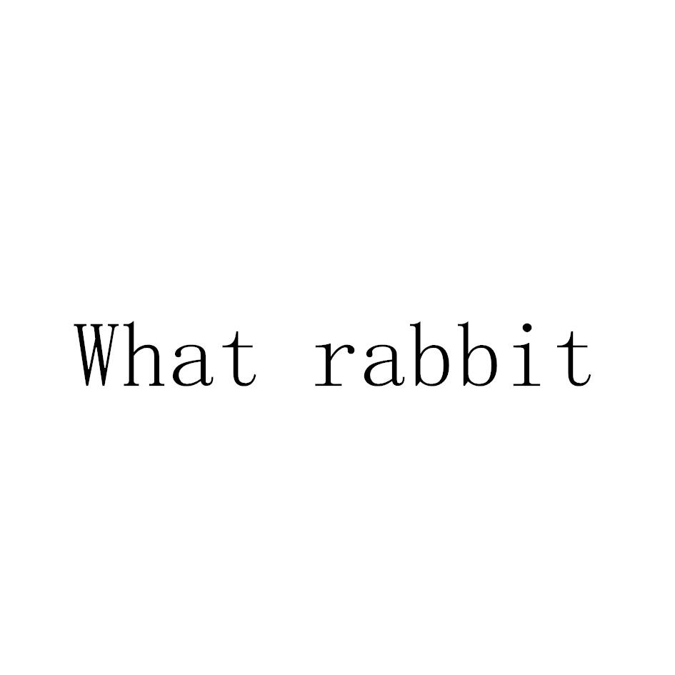WHAT RABBIT