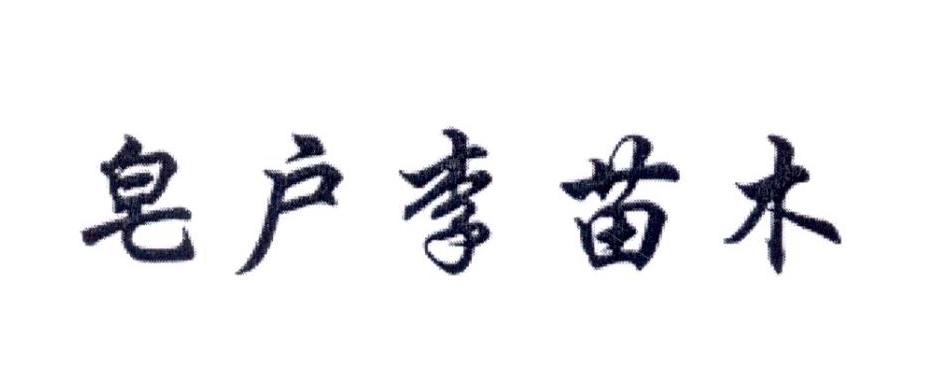 皂户李苗木