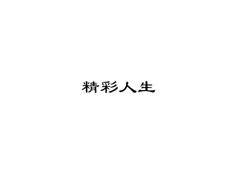 精彩人生
