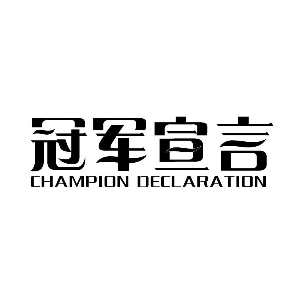 冠军宣言 CHAMPION DECLARATION